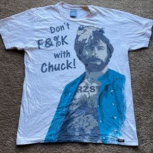 RZST t-shirt “don’t F&%K with Chuck” Chuck Norris shirt